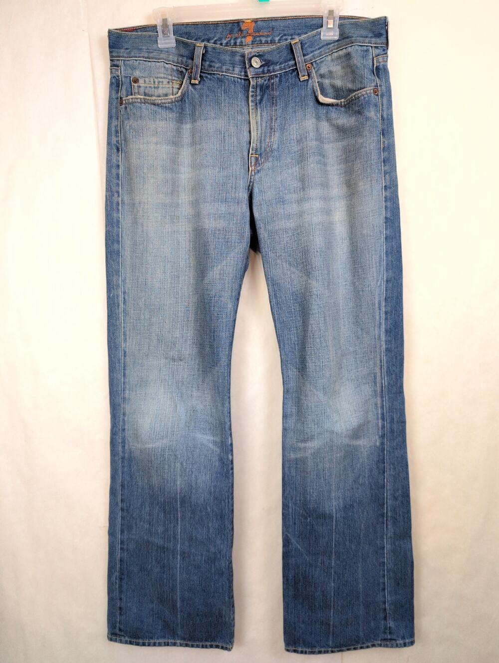 Vintage 7 For All Mankind Bootcut blue jeans Size 34/34 Western Classic Y2K